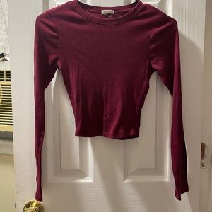 Crop top long sleeve